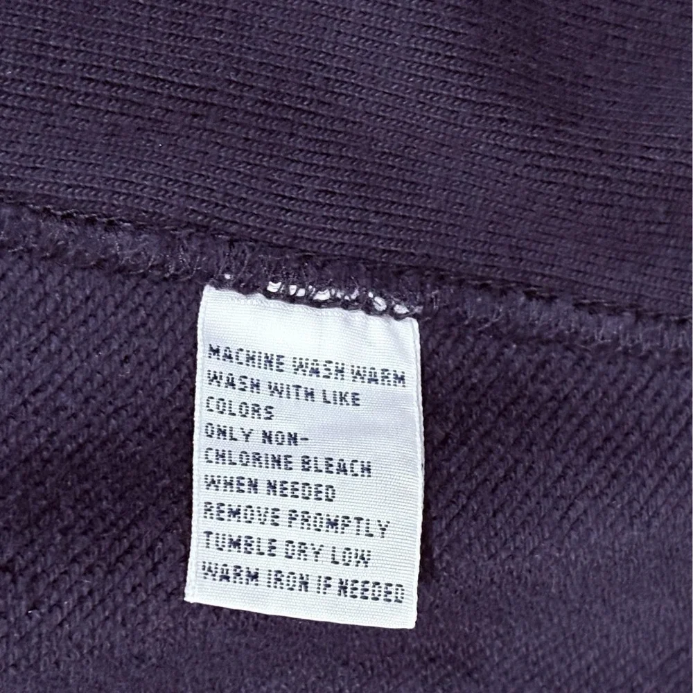 Polo Ralph‎ Lauren Sweater Men 2XL Purple Mock Neck Full Zip Fleece Pony Logo